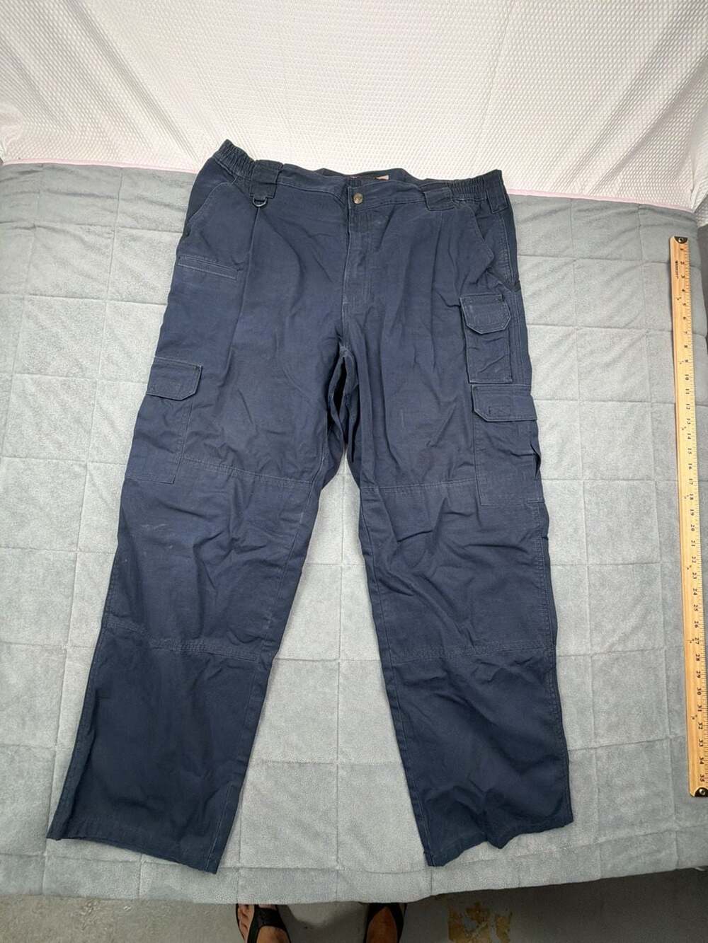 5.11 Tactical Series Navy Blue Cargo Pants Mens fits 40x29